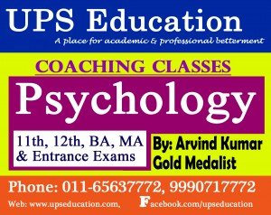 Best Place for Psychology Coaching Classes - UPS Education Coaching Center in Delhi