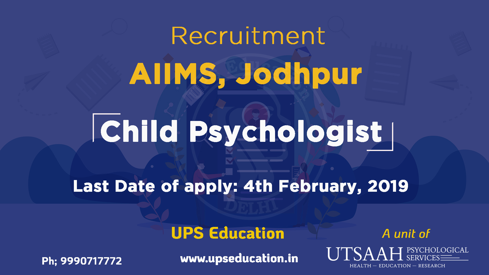 Child Psychologist recruitment