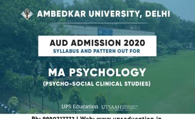 AUD announced the Syllabus and pattern of MA Psychology Entrance 2020