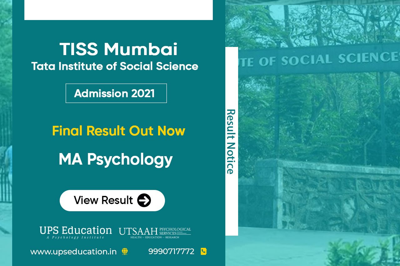 TISS Mumbai MA Psychology Entrance Final result out for 2021 session