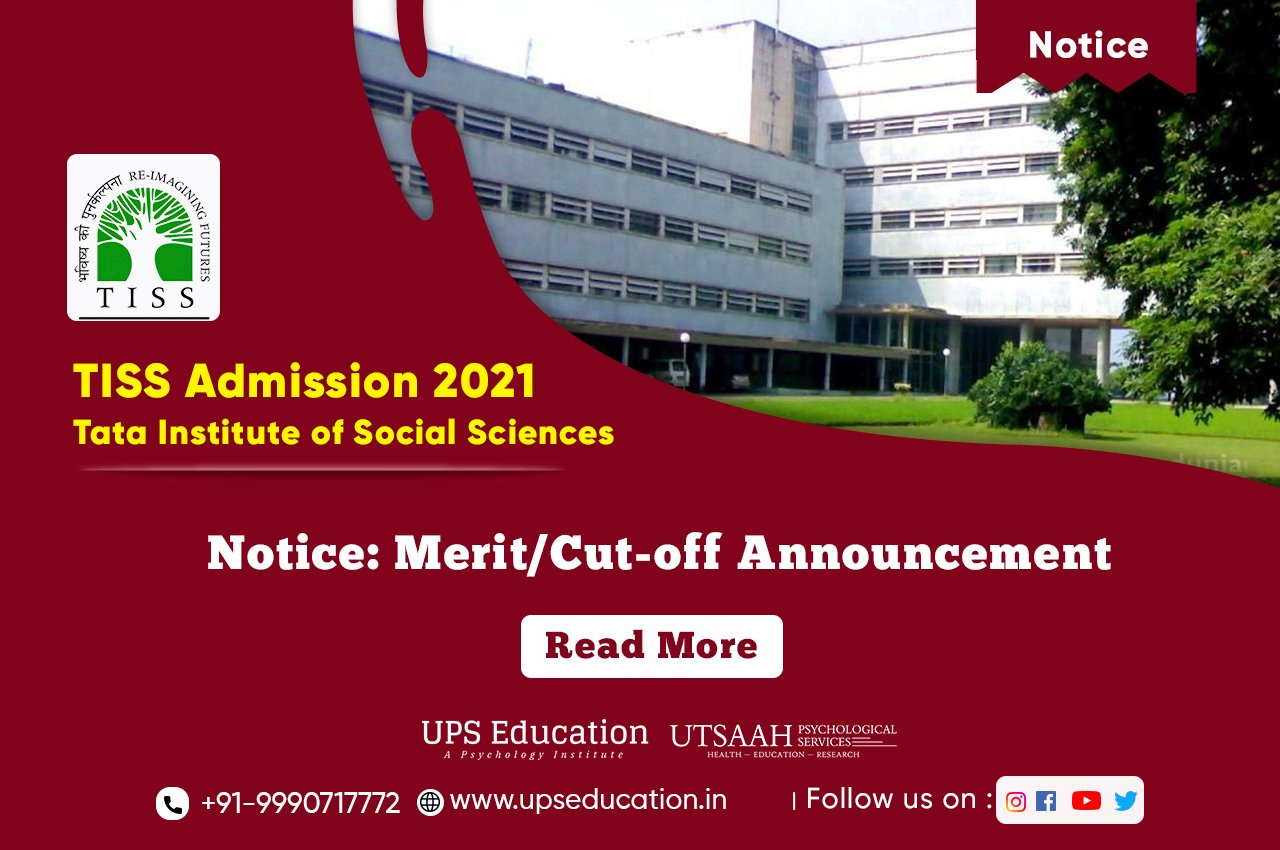 Tata Institute of Social Sciences Merit List/Cut-off Announced for 2021 Admission