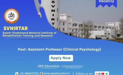 Assistant Professor Clinical Psychology Vacancy in SVNIRTAR, Odisha – UPS Education