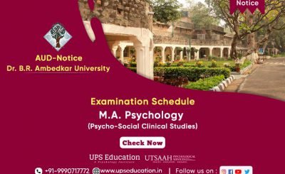 MA Psychology Schedule Entrance Examination 2021—UPS Education