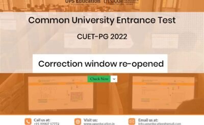 CUET PG Correction window re-opened by National Testing Agency (NTA)—UPS Education