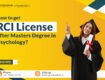 How to get RCI License after Masters's in Psychology?