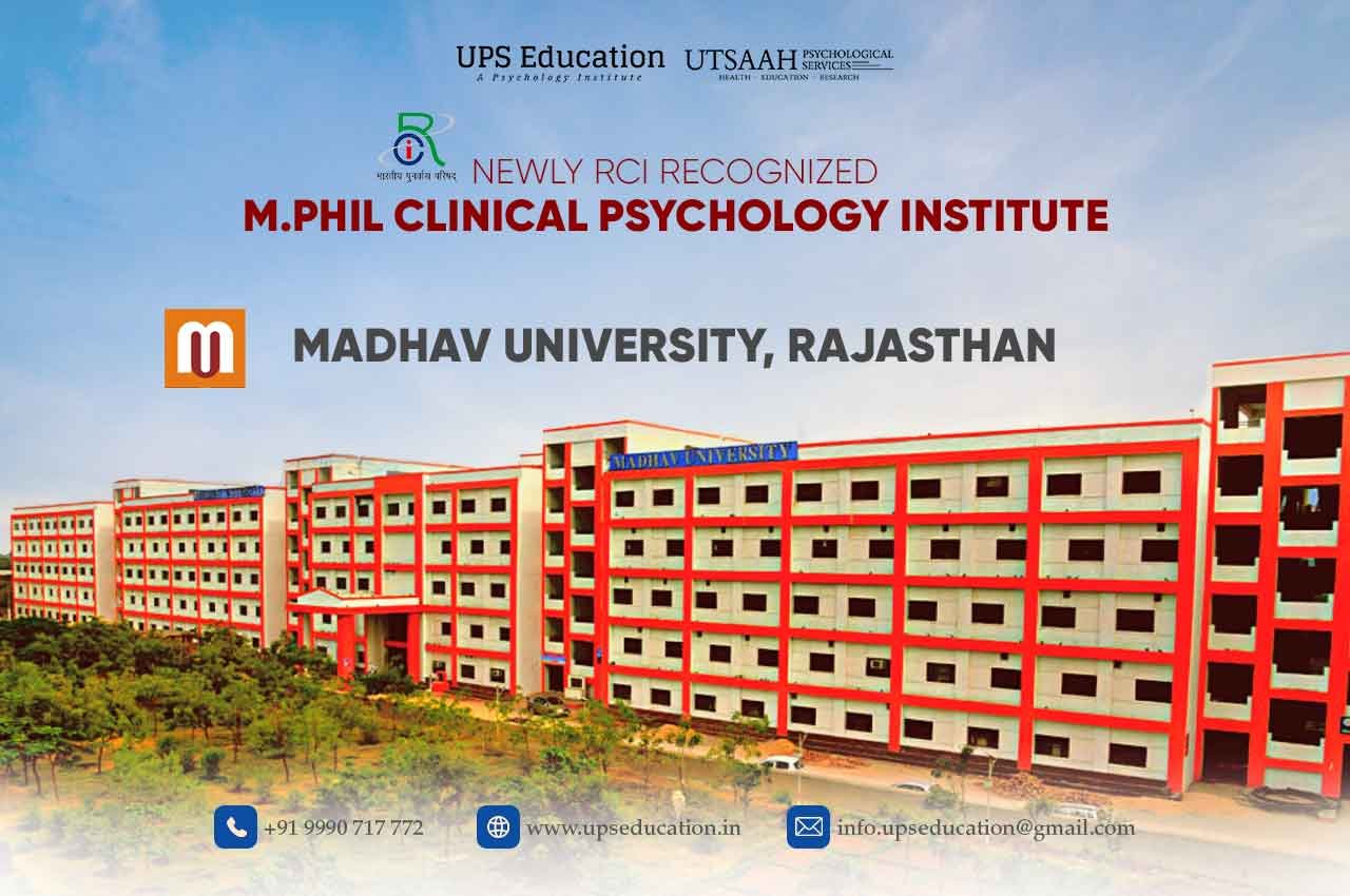 Newly RCI Recognized Institution for M. Phil Clinical Psychology