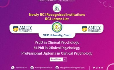 Newly RCI Recognized Institution for Psychologist License course | RCI Latest List