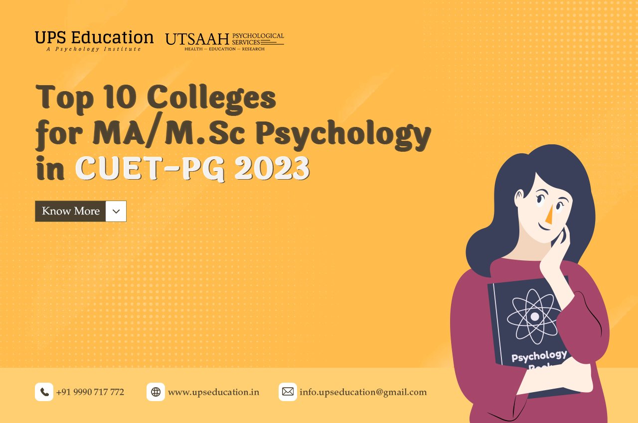 Top 10 Colleges for MAM.Sc Psychology in CUET PG
