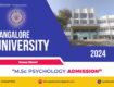 Bangalore University MSc Psychology Admission 2024