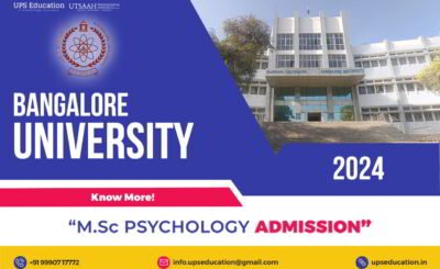 Bangalore University MSc Psychology Admission 2024