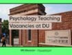 Psychology-Teaching-Posts-at-DU