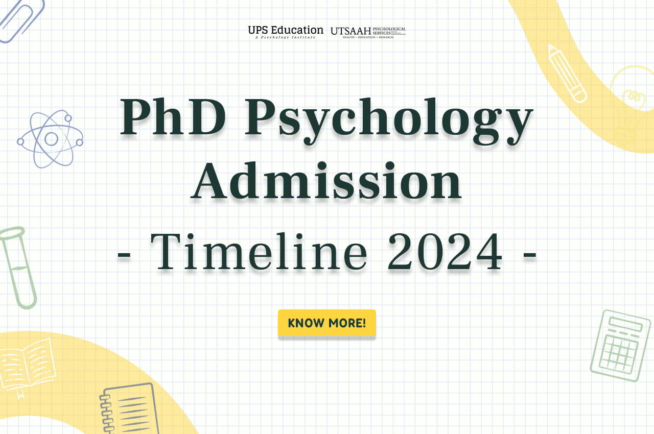 PhD Psychology Admission Timeline 2024