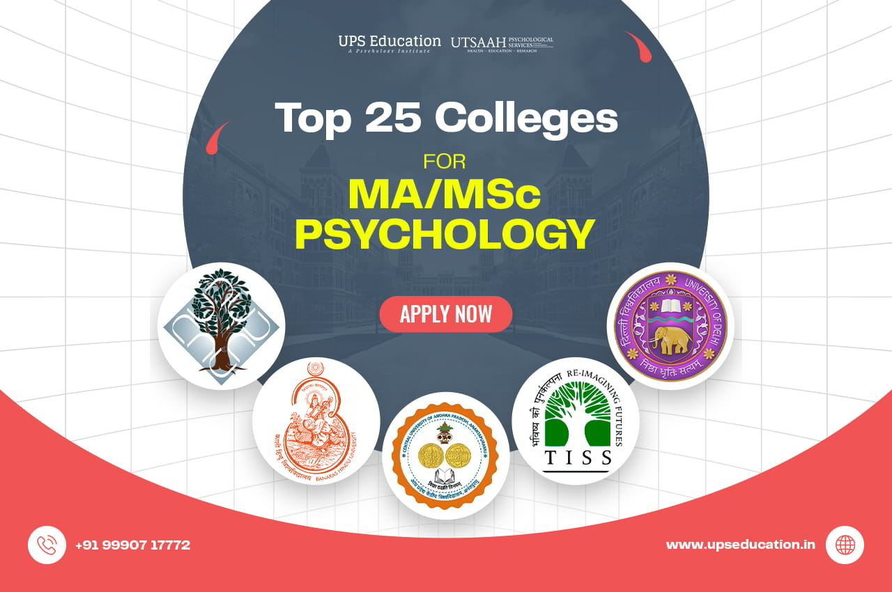 Top 25 Colleges for MA/MSc Psychology